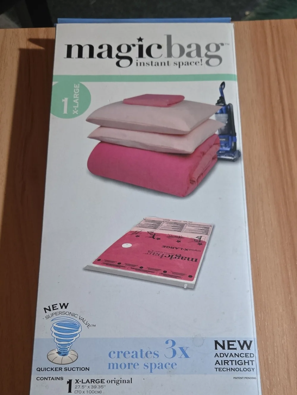Magic X-Large Vacuum Storage Bag - Pink